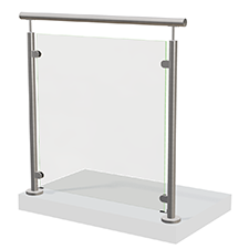 Rustfrit gelænder med glas_04
