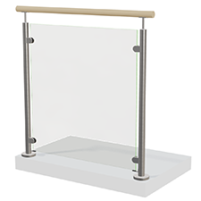 Rustfrit gelænder med glas_05